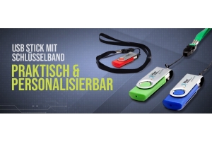 USB Stick mit Schlüsselband: Praktisch & Personalisierbar