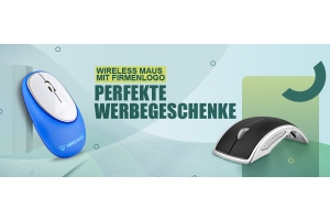 Wireless Maus mit Firmenlogo – Perfekte Werbegeschenke