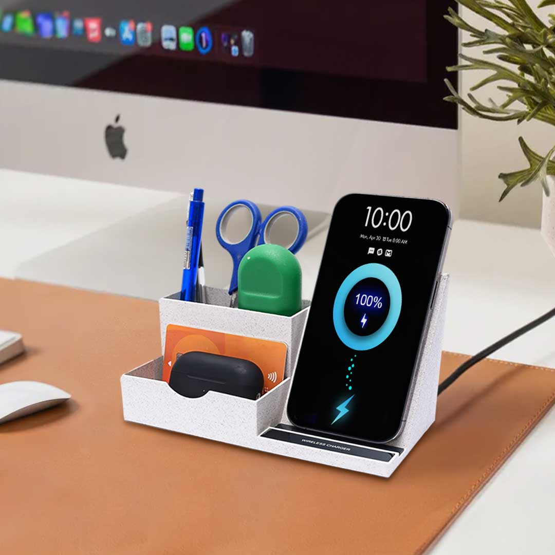 EcoCharge Desk Organizer