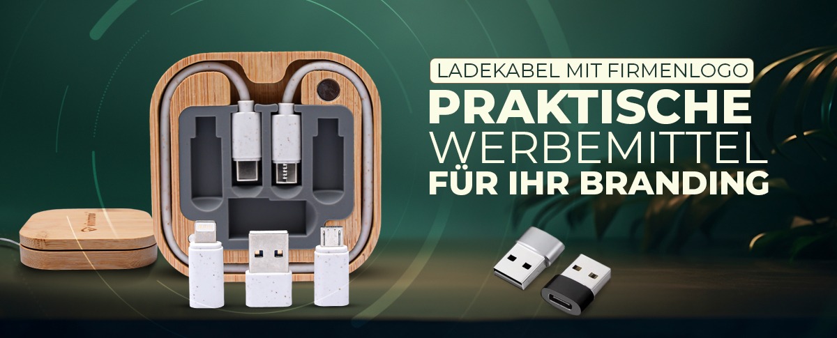 Ladekabel mit Firmenlogo: Praktische Werbemittel für Ihr Branding