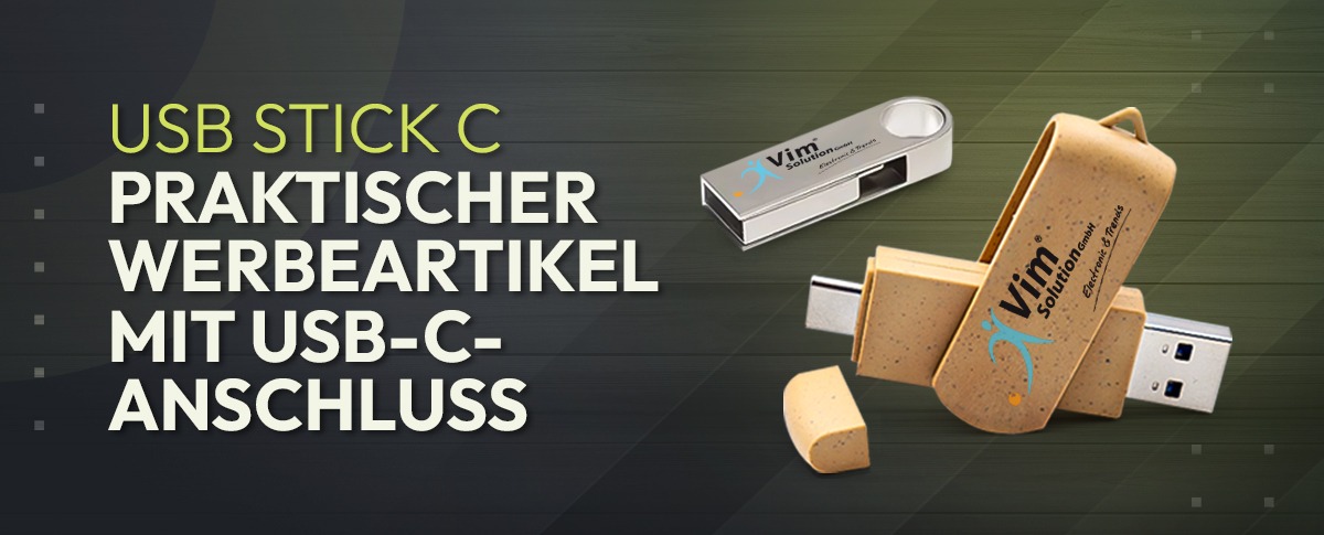 USB Stick C – Praktischer Werbeartikel mit USB-C-Anschluss | Vimtronix