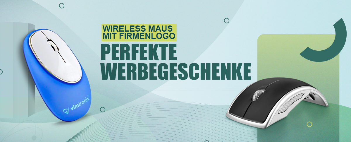 Wireless Maus mit Firmenlogo – Perfekte Werbegeschenke