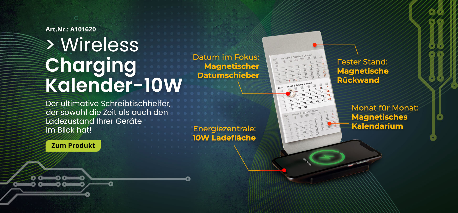 Wireless Charging Kalender