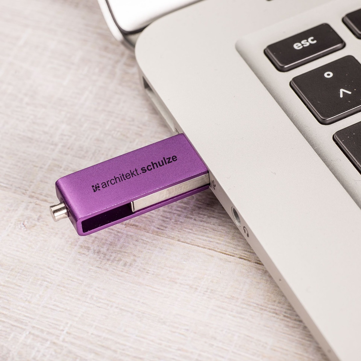 USB-Stick Tarty mit Veredelung