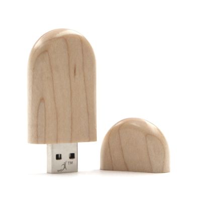 USB-Stick Holz Trailer mit Gravur