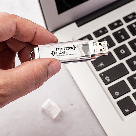 Transparenter USB-Stick Elegant Clear