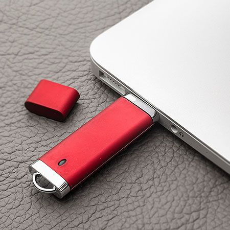 Stilvoller USB-Stick Elegant Rubber 3.0