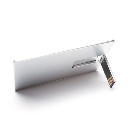 Verschiedene Veredelungsbeispiele des USB-Stick Basic Card Metall