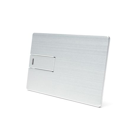 USB-Stick Basic Card Metall in Benutzung