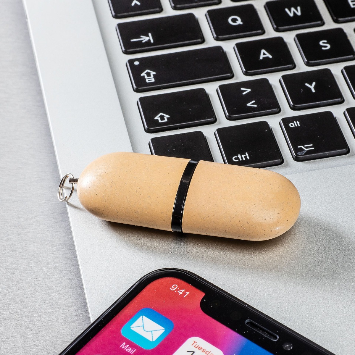 USB-Stick Add Eco mit Schlüsselring